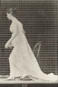 Plate 246 Placing a chair, sitting and flirting a fan — figure reference